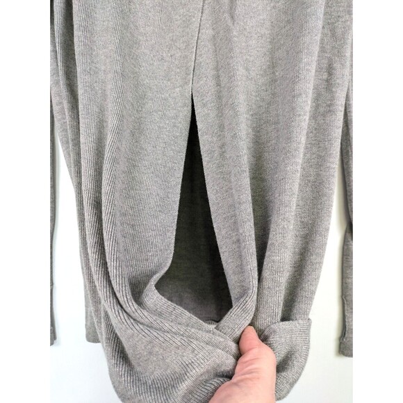Lululemon Bring it Backbend Sweater Cashmere Blend Gray Size 2 - Picture 14 of 14